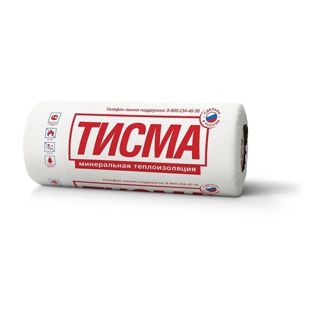 Мин.вата ТИСМА TR 043 2х50х1200х8300 мм 19,92 кв.м М2828