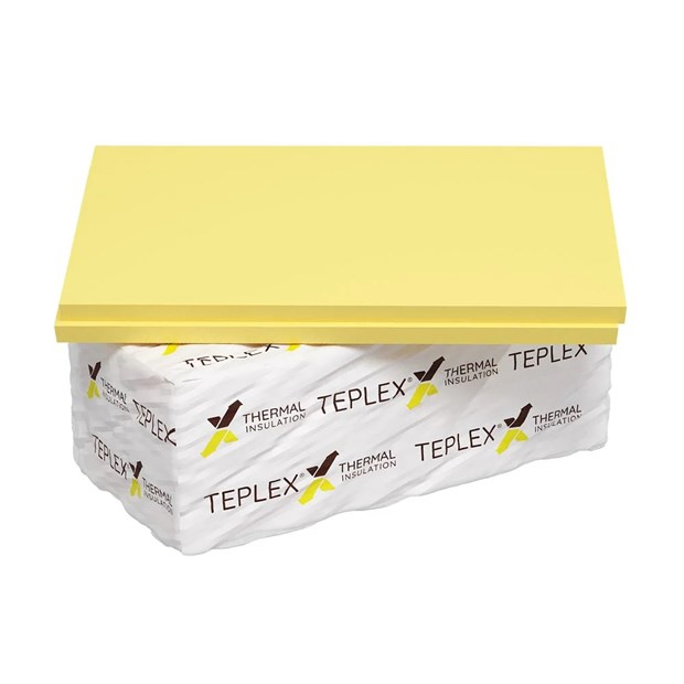 Экструзионный пенополистирол TEPLEX 100х585х1185 мм 2,7729 кв.м С6849