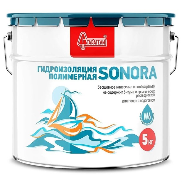 Гидроизоляция полимерная Sonora 5 л Старатели К0165