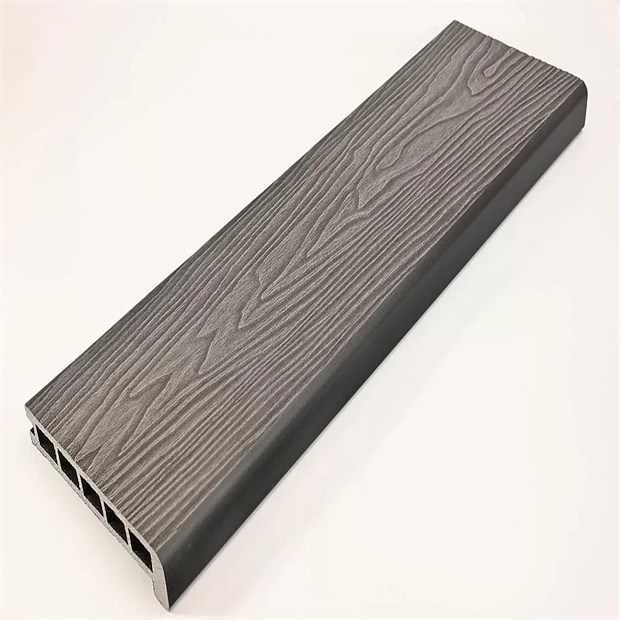 Финишная доска 3D тиснение 150x24 мм, графит 3 м С6673