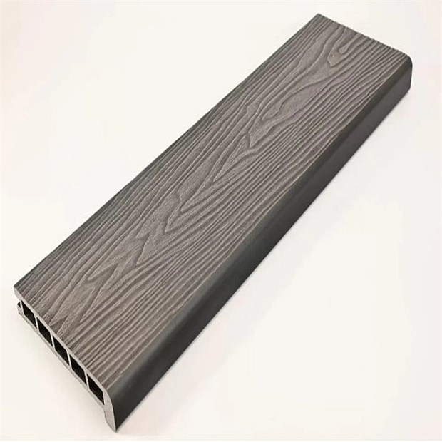 Финишная доска 3D тиснение 150x24 мм, графит 4 м С6816