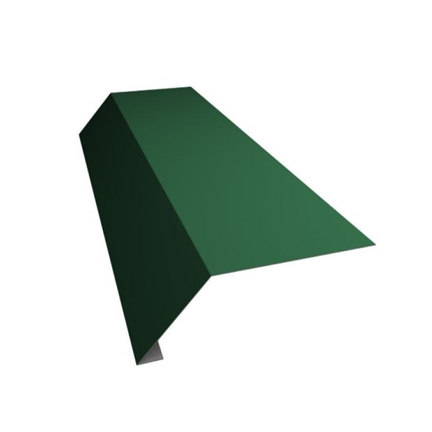 Карнизная планка для г\ч 100x65, 2 м GL, RAL6005 (зеленый мох) Л1977