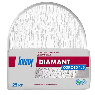 Штукатурка декоративная Короед фр.1,5 белая 25кг KNAUF (42/подд) под заказ Г1171 - фото 3092