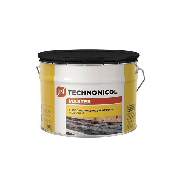 Мастика битумно-резиновая AquaMast  для кровли 3 кг В4859