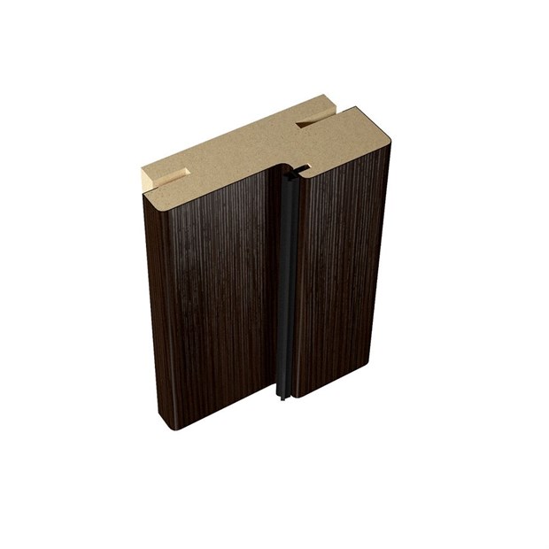 Коробочный брус ПВХ 70х26х2070 мм Орех макадамия телескоп с уплотнителем М0380