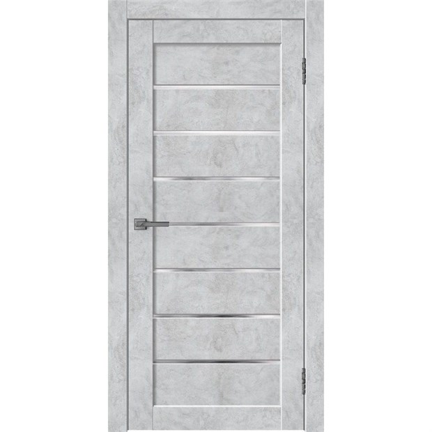 Дверное полотно L2 ПВХ Бетон снежный  600х2000 мм Р9328