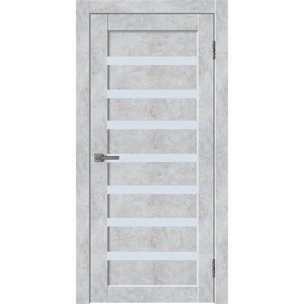 Дверное полотно L1 ПВХ Бетон снежный 800х2000 мм Р9327
