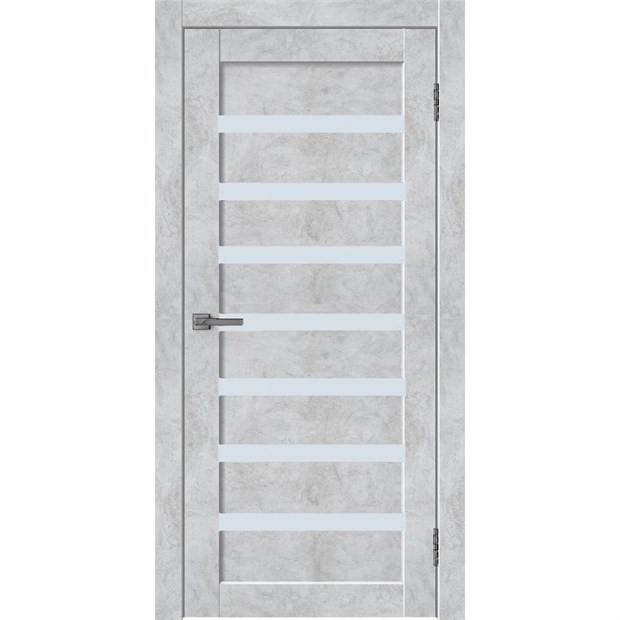 Дверное полотно L1 ПВХ Бетон снежный 600х2000 мм Р9325