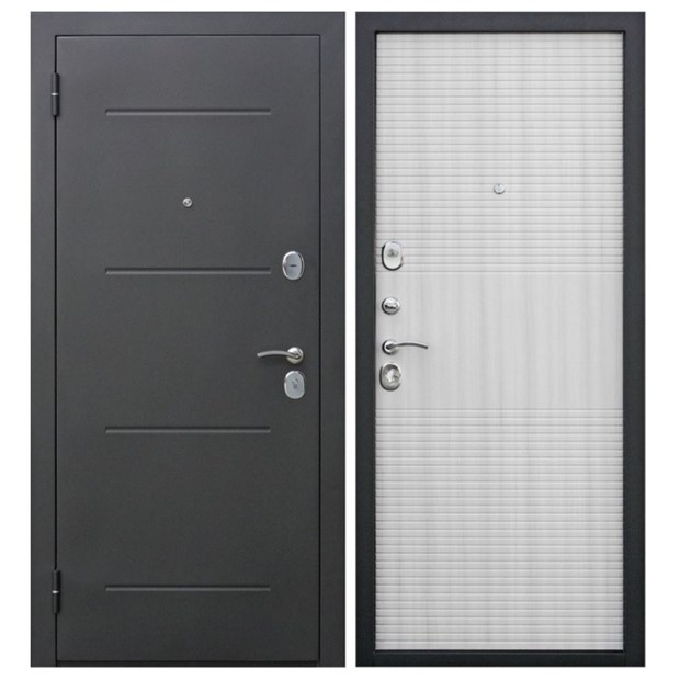 Дверь металл 7,5 Гарда муар Белый ясень 960х2050 мм левая Н1406