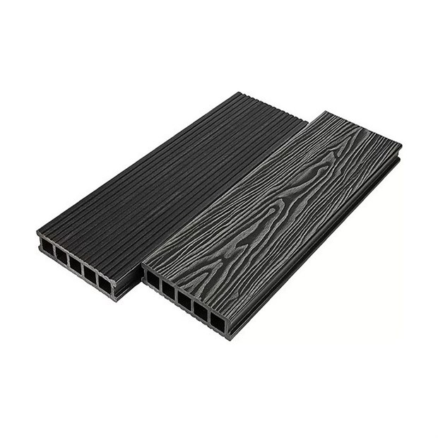 Террасная доска Magnum Pro 3D тиснение 165x32 мм, графит 3 м С6470