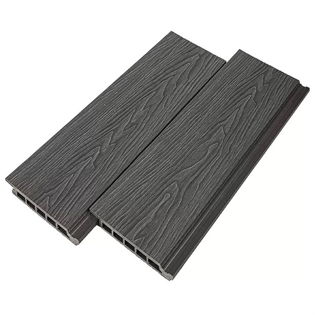 Фасадная панельVista 3D тиснение 177x17(155x17 мм), серый 3 м С7847