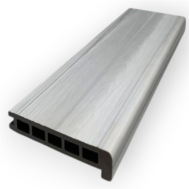 Финишная доска Сo-Extrusion 3D 165x24 мм, 3 м mix белый С7395