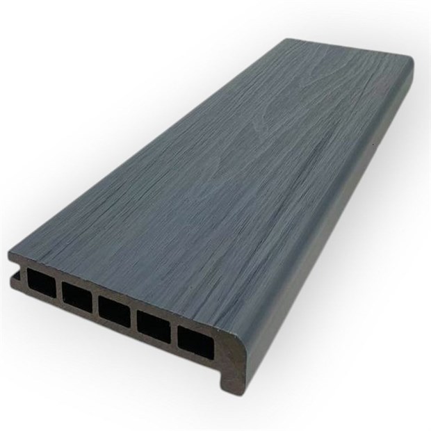 Финишная доска Сo-Extrusion 3D 165x24 мм, 3 м mix серый С7397