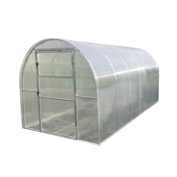 Теплица под поликарбонат МИНИ 4 м*1,67 м*1,7 м оцинкованная 20*20 ( 3 ДУГИ), ПОЛИКАРБОНАТ В КОМПЛЕКТАЦИЮ НЕ ВХОДИТ Д5631
