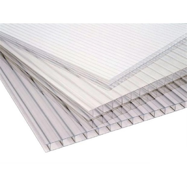 Поликарбонат 4 мм 2,1х6 м прозрачный ДЛЯ ТЕПЛИЦ "ЛЮКС" Е6015