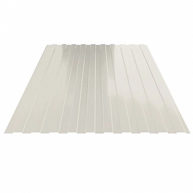 ПРОФНАСТИЛ  С8  0,4 мм RAL9003 (сигнально-белый) 1,2x2 м И5760