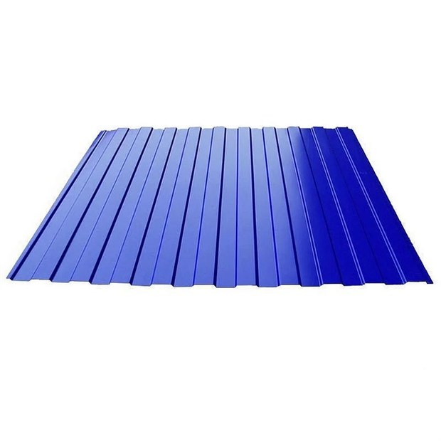 ПРОФНАСТИЛ  С8 0,45 мм RAL5005 (сигнально-синий) 1,2x2 м К3405