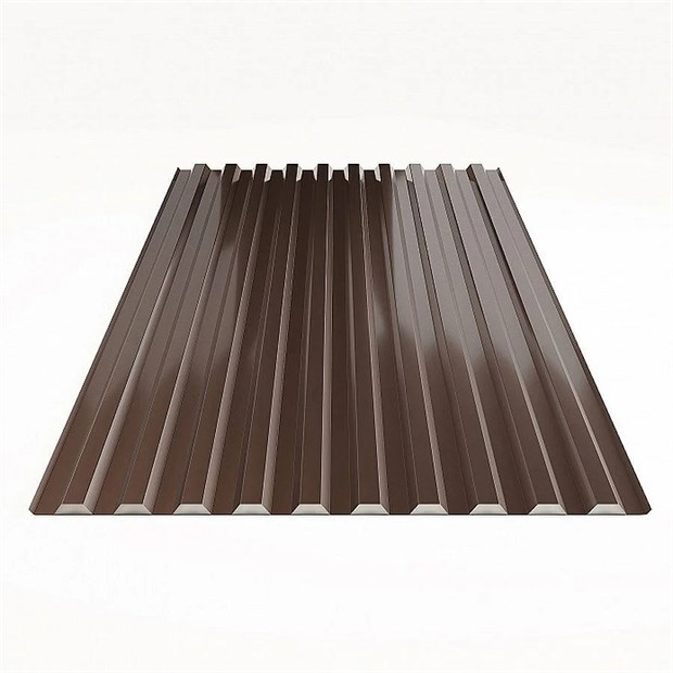 ПРОФНАСТИЛ   С21 0,45 мм RAL 8017 (шоколад) 3 м В6695