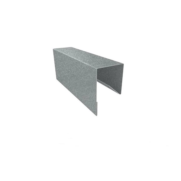 Планка П-образная заборная 17 0,4 мм Zn, 2 м Р7888