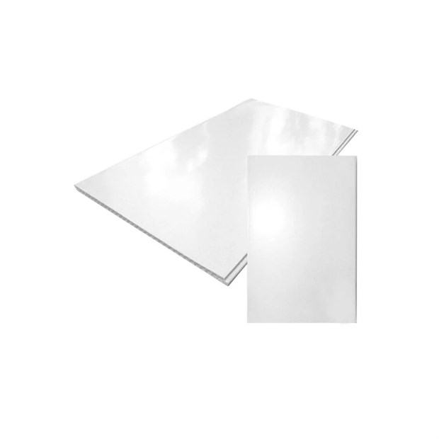 Панель ПВХ белая глянец 2,7x0,375x0,008 м Г4093