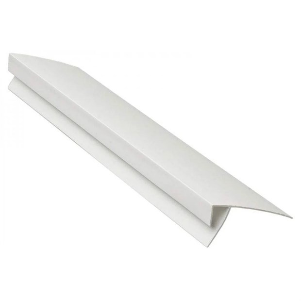 Угол F-образный ПВХ 3м (50шт/уп) Б6723