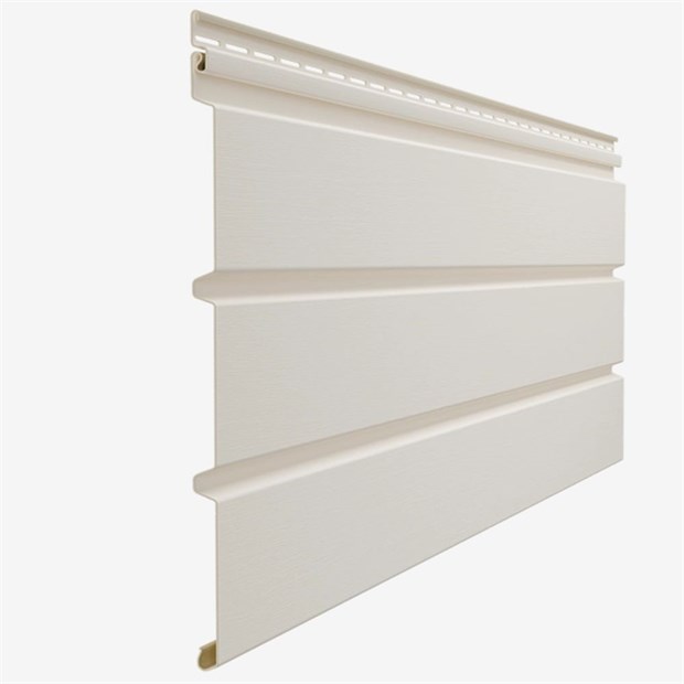 Софит Docke Premium, перфорированный 3000×305 пломбир 0,92м2/шт (16шт/уп) С6732