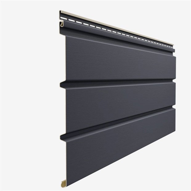 Софит Docke Premium, перфорированный 3000×305 графит 0,92м2/шт (16шт/уп) С6734