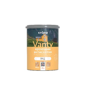 Антисептик кроющий VANTY база С 0,75 л Krona С6027
