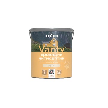 Антисептик кроющий VANTY ваниль 2,5 л Krona С6032