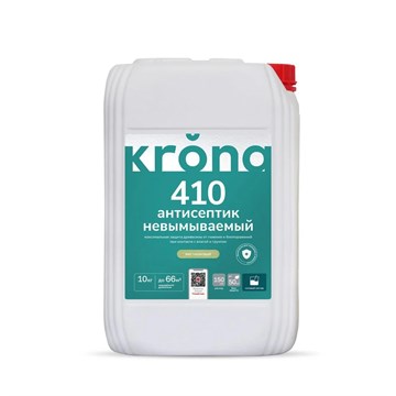 Антисептик невымываемый KRONA 410 фисташковый 10 кг С6075