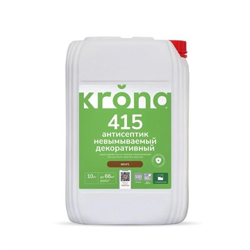 Антисептик невымываемый декоративный KRONA 415 венге 10 кг С6494