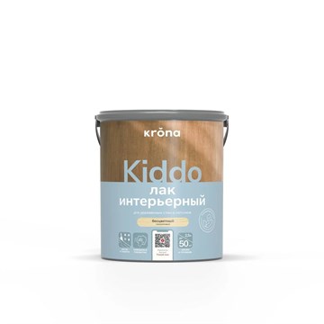 Лак интерьерный бесцветный 2,5 л Krona Kiddo С8572
