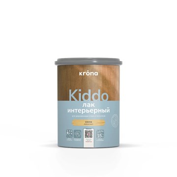 Лак интерьерный сосна 0,75 л Krona Kiddo С8581