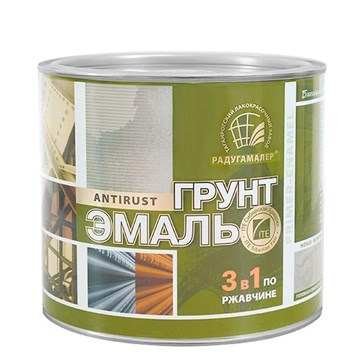 Грунт-эмаль 3в1 голубая 20 кг Радугамалер И0491