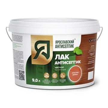 Лак-антисептик для древесины ВЕНГЕ 9л Яр.антисептик М3945