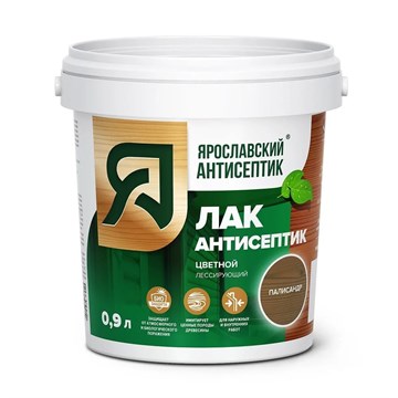Лак-антисептик для древесины ДУБ 0,9л Яр.антисептик (12шт) М3879