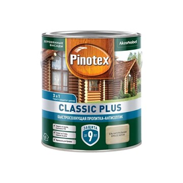 Пропитка Pinotex Classic Plus 3в1 ель натуральная 2,5 л М5040