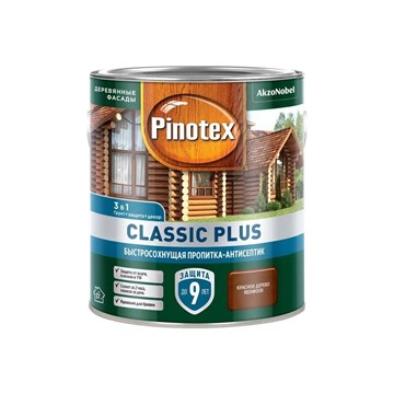 Пропитка Pinotex Classic Plus 3в1 красное дерево  2,5 л М5034