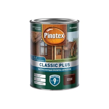 Пропитка Pinotex Classic Plus 3в1 палисандр 0,9 л М5038