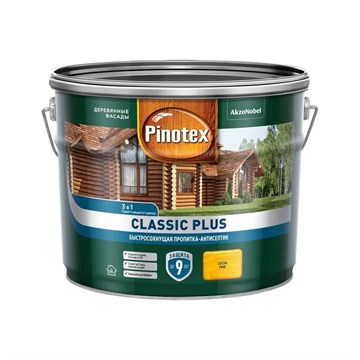 Пропитка Pinotex Classic Plus 3в1 сосна 9 л М5042