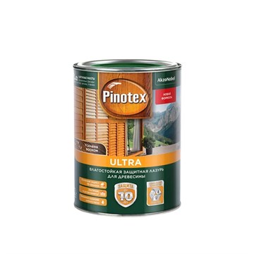Пропитка Pinotex Ultra орегон полуглянцевая 1 л голубая банка М7632