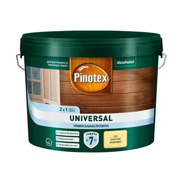 Пропитка Pinotex Universal 2в1 под колеровку 9 л М5051