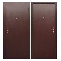Дверь металл Стройгост 5 РФ  Металл/Металл 960х2050 левая И4326