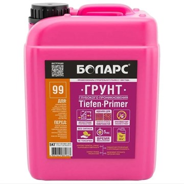 Грунт БОЛАРС глубокого проникновения Tiefen Primer 5 кг А3516