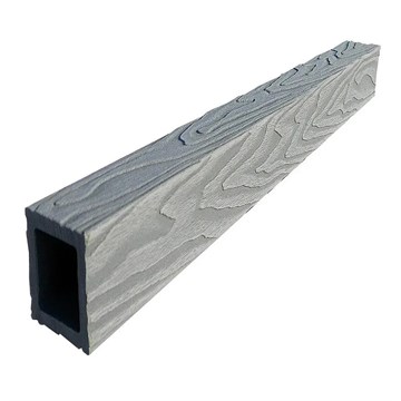 Балясина 3D 50x50 мм, серый 3 м Т1251