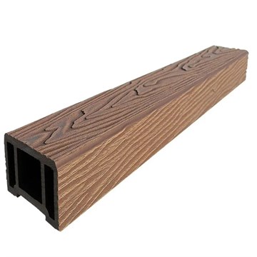 Перила 3D 90x45 мм, махагон (шоколад)  3 м С9618