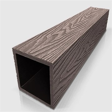 Столб 3D 100x100 мм, венге 3 м С7653