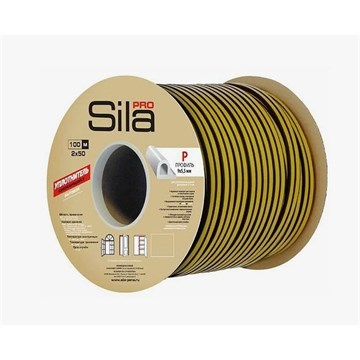 Уплотнитель SILA HOME P 9*5,5мм белый (100м) Польша (6 шт) И2434