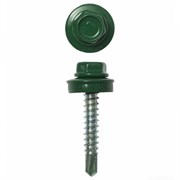 Саморезы кровельные 4,8х29 RAL 6005 (зеленый мох) 4000шт И0696