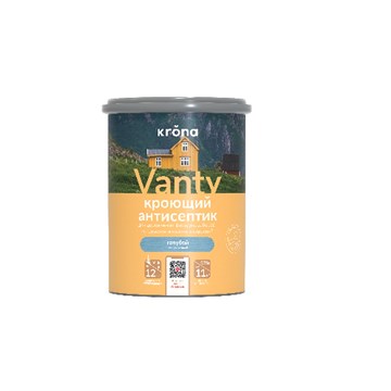 Антисептик кроющий VANTY  голубой 0,75л (10шт) Krona С6034